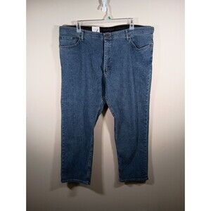 Wrangler Authentics Mens Medium Comfort Flex Waist Relaxed Fit Jeans 42 x 29 NWT